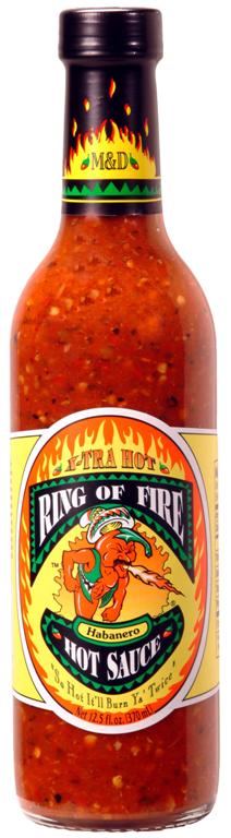 Ring of Fire Habanero Hot Sauce "X- tra Hot"